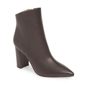 Marc Fisher Bootie - Chocolate Brown Leather